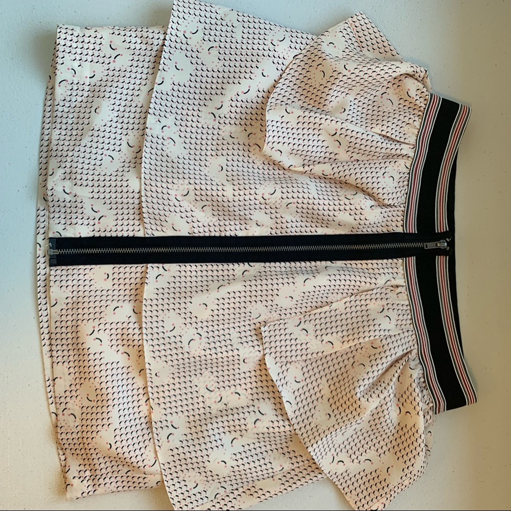 Bcbgeneration Zip-Up Front Ruffle Mini Skirt - image 3